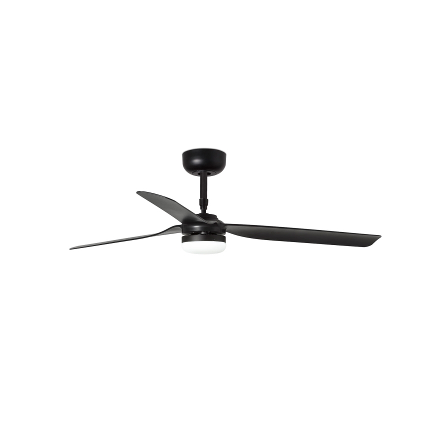 FARO 33815WT-21 - Ventilateur de plafond LED dimmable PUNT M LED/18W/230V 2700/3000/4000K noir Ø 132 cm Wi-Fi Tuya + télécommande