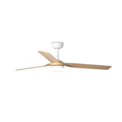 FARO 33816-20 - Ventilateur de plafond LED PUNT LED/18W/230V Wi-Fi beige/blanc + télécommande