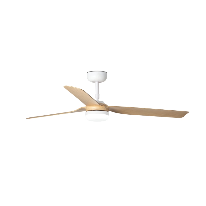 FARO 33816-20 - Ventilateur de plafond LED PUNT LED/18W/230V Wi-Fi beige/blanc + télécommande