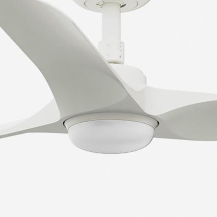 FARO 33824-1TW - ventilateur de plafond dimmable à LED HEY S LED/10W/230V 2700/3000/4000K blanc Ø 90 cm + télécommande