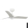 FARO 33824-1TW - ventilateur de plafond dimmable à LED HEY S LED/10W/230V 2700/3000/4000K blanc Ø 90 cm + télécommande