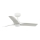 FARO 33824WT-1TW - Ventilateur de plafond à intensité variable HEY S LED/10W/230V 2700/4000/6000K blanc d. 90 cm Wi-Fi Tuya + Télécommande