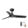 FARO 33825WP - Ventilateur de plafond HEY S noir d. 90 cm SMART + télécommande