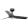 FARO 33825WT-1TW - Ventilateur de plafond à intensité variable HEY S LED/10W/230V 2700/4000/6000K noir d. 90 cm Wi-Fi Tuya + Télécommande