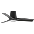 FARO 33827-1TW - Ventilateur de plafond dimmable à LED HEY TUB S LED/10W/230V 2700/3000/4000K noir Ø 90 cm + télécommande