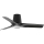 FARO 33827-1TW - Ventilateur de plafond dimmable à LED HEY TUB S LED/10W/230V 2700/3000/4000K noir Ø 90 cm + télécommande