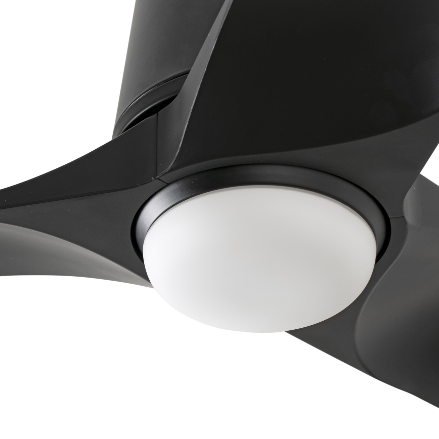 FARO 33827WT1S - Ventilateur de plafond à LED dimmable HEY TUB à LED/10W/230V 2700/3000/4000K Ø 90 cm noir Wi-Fi Tuya + télécommande