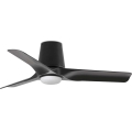 FARO 33827WT1S - Ventilateur de plafond à LED dimmable HEY TUB à LED/10W/230V 2700/3000/4000K Ø 90 cm noir Wi-Fi Tuya + télécommande