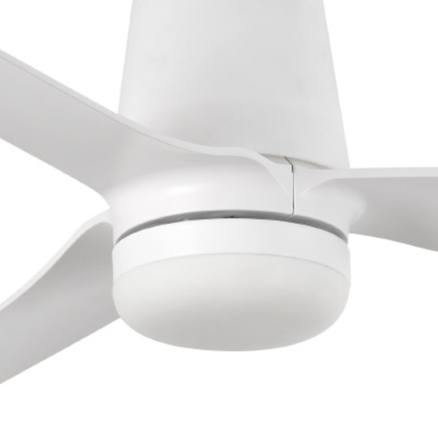 FARO 33828-1TW - Ventilateur de plafond LED dimmable PUNT TUB M LED/18W/230V 2700/3000/4000K Ø 130 cm blanc + télécommande