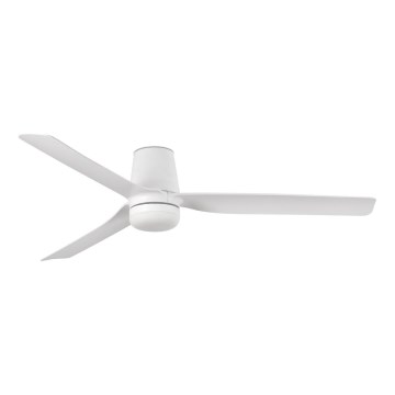 FARO 33828-1TW - Ventilateur de plafond LED dimmable PUNT TUB M LED/18W/230V 2700/3000/4000K Ø 130 cm blanc + télécommande