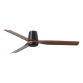 FARO 33831 - Ventilateur de plafond PUNT TUB M marron/noir d. 130 cm + télécommande