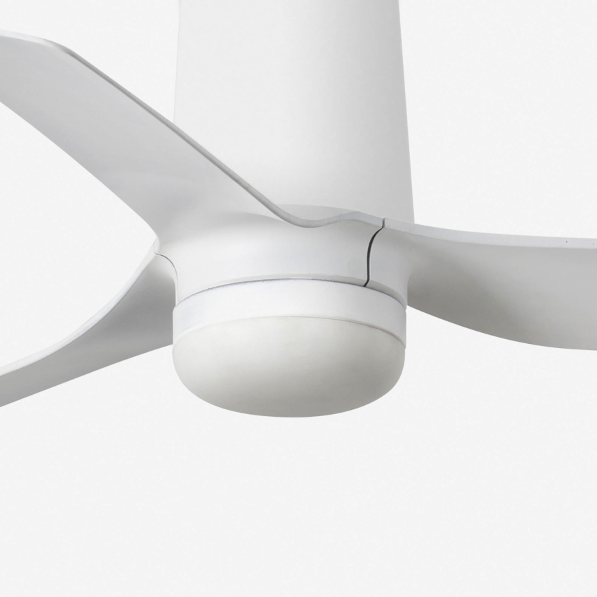FARO 33832-1TW - Ventilateur de plafond LED à intensité réglable MINI PUNT TUB avec LED/10W/230V 2700/3000/4000K Ø 90 cm blanc + télécommande