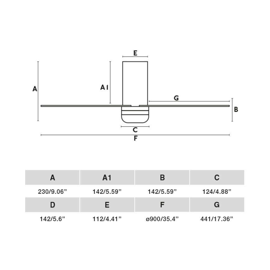 FARO 33832-1TW - Ventilateur de plafond LED à intensité réglable MINI PUNT TUB avec LED/10W/230V 2700/3000/4000K Ø 90 cm blanc + télécommande
