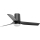 FARO 33834-1TW - Ventilateur de plafond LED dimmable MINI PUNT TUB avec LED/10W/230V 2700/3000/4000K Ø 90 cm noir + télécommande