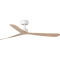 FARO 34195 - Ventilateur de plafond ROCKER M Ø 132 cm beige/blanc + télécommande