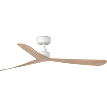 FARO 34195 - Ventilateur de plafond ROCKER M Ø 132 cm beige/blanc + télécommande