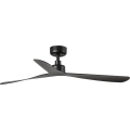 FARO 34196WT - Ventilateur de plafond ROCKER M Ø 132 cm noir Wi-Fi Tuya + télécommande