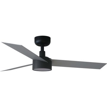 FARO 34285WT1S - Ventilateur de plafond LED à intensité variable CRUISER S LED/18W/230V 2700/3000/4000K Ø 106 cm gris/noir Wi‑Fi Tuya + télécommande