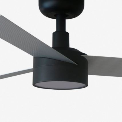 FARO 34285WT1S - Ventilateur de plafond LED à intensité variable CRUISER S LED/18W/230V 2700/3000/4000K Ø 106 cm gris/noir Wi‑Fi Tuya + télécommande