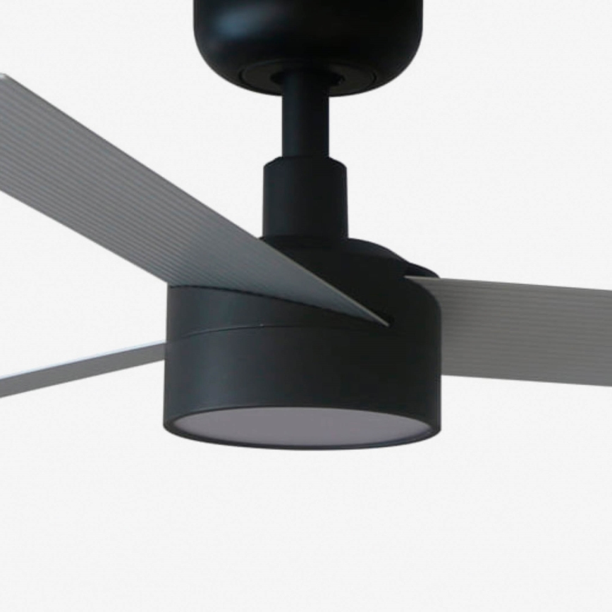 FARO 34285WT1S - Ventilateur de plafond LED à intensité variable CRUISER S LED/18W/230V 2700/3000/4000K Ø 106 cm gris/noir Wi‑Fi Tuya + télécommande