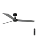 FARO 34286 - Ventilateur de plafond CRUISER L noir d. 132 cm + télécommande
