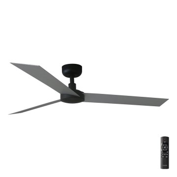 FARO 34286 - Ventilateur de plafond CRUISER L noir d. 132 cm + télécommande