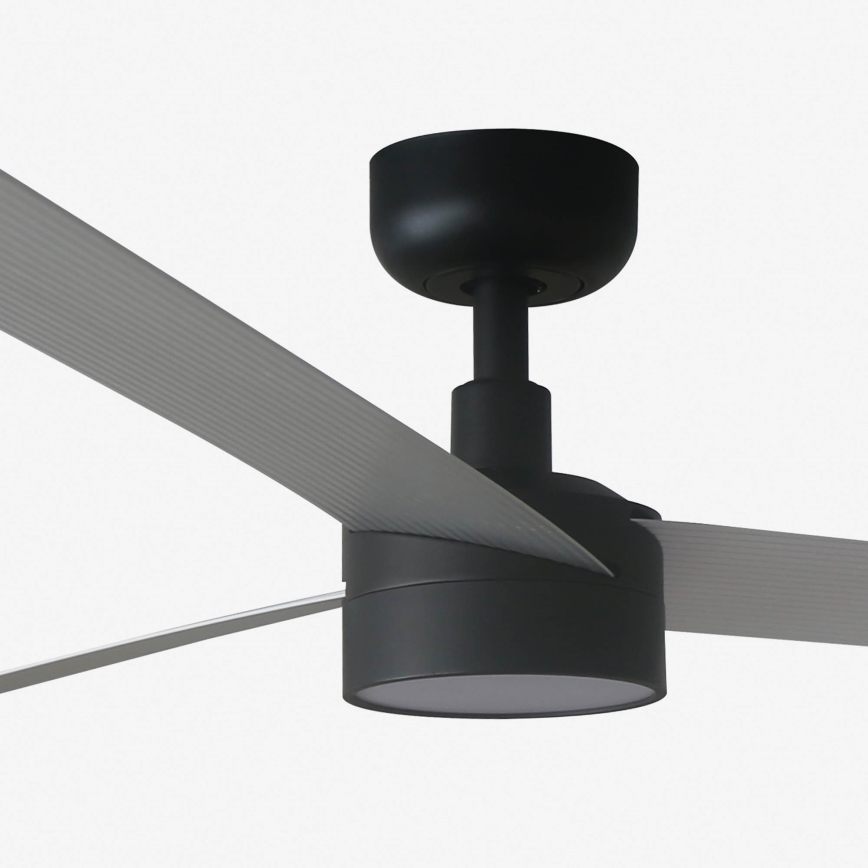 FARO 34287WT1S - Ventilateur de plafond LED dimmable CRUISER XL LED/18W/230V 2700/3000/4000K Ø 160 cm gris/noir Wi‑Fi Tuya + télécommande