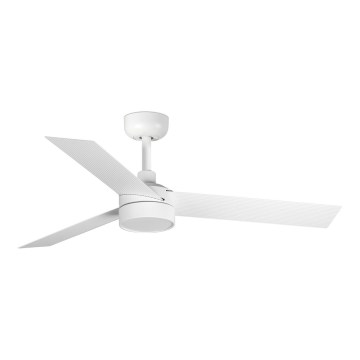 FARO 34288WT1S - Ventilateur de plafond dimmable à LED CRUISER S LED/18W/230V 2700/3000/4000K Ø 106 cm blanc Wi-Fi Tuya + télécommande