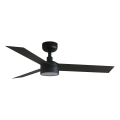 FARO 34289WT1S - Ventilateur de plafond LED à intensité variable CRUISER S LED/18W/230V 2700/3000/4000K diam. 106 cm noir Wi-Fi Tuya + télécommande