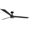 FARO 34293WT1S - Ventilateur de plafond dimmable LED CRUISER XL LED/18W/230V 2700/3000/4000K Ø 160 cm noir Wi‑Fi Tuya + télécommande