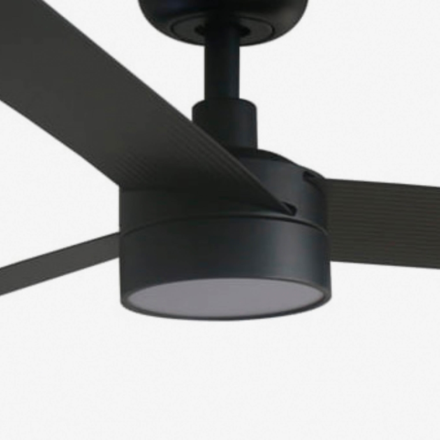FARO 34293WT1S - Ventilateur de plafond LED dimmable CRUISER XL LED/18W/230V 2700/3000/4000K Ø 160 cm noir Wi-Fi Tuya + télécommande