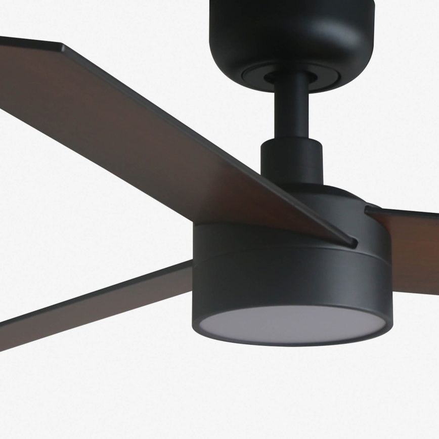 FARO 34296-1TW - ventilateur de plafond LED dimmable RUDDER S LED/18W/230V 2700/3000/4000K Ø 106 cm noir + télécommande