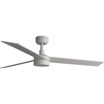 FARO 34297WT1S - Ventilateur de plafond dimmable RUDDER L LED/18W/230V 2700/3000/4000K Ø 132 cm beige/blanc Wi-Fi Tuya + télécommande