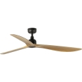 FARO 34360WT - Ventilateur de plafond OUTWOOD L marron/noir Ø 150 cm Wi-Fi Tuya IP44 + télécommande