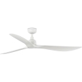 FARO 34363WT - Ventilateur de plafond OUTWOOD L blanc d. 150 cm Wi-Fi Tuya IP44 + Télécommande