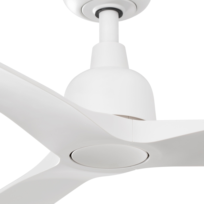 FARO 34363WT - Ventilateur de plafond OUTWOOD L blanc d. 150 cm Wi-Fi Tuya IP44 + Télécommande