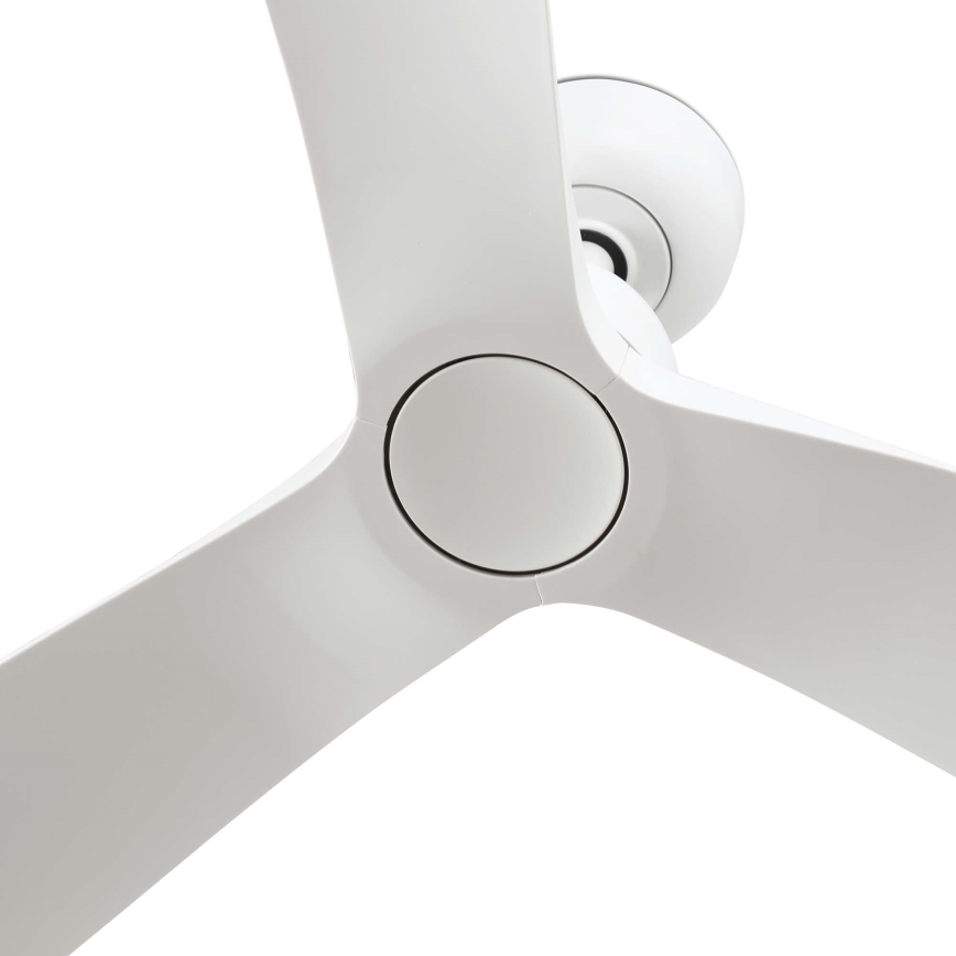 FARO 34363WT - Ventilateur de plafond OUTWOOD L blanc d. 150 cm Wi-Fi Tuya IP44 + Télécommande