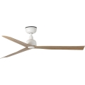 FARO 34370 - Ventilateur de plafond MARINE M Ø 125 cm brun/blanc IP44 + télécommande