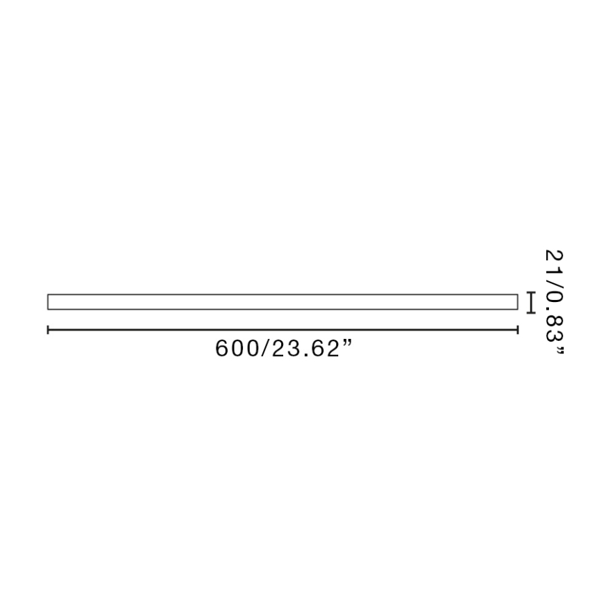 FARO 3T061209 - Tige d'extension LANTAU 60 cm noire