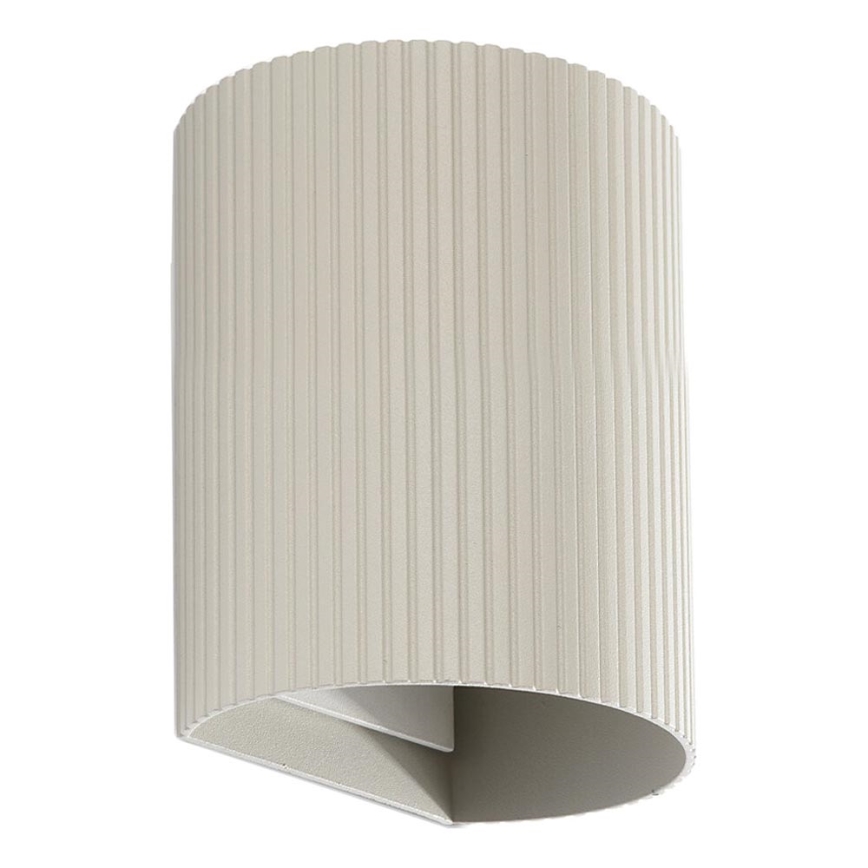 FARO 40528 - Applique murale SOLE 1xGU10/8W/230V gris ondulé arrondi