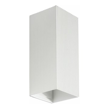 FARO 40565 - Applique murale SOLE 2xGU10/8W/230V blanc ondulé carré