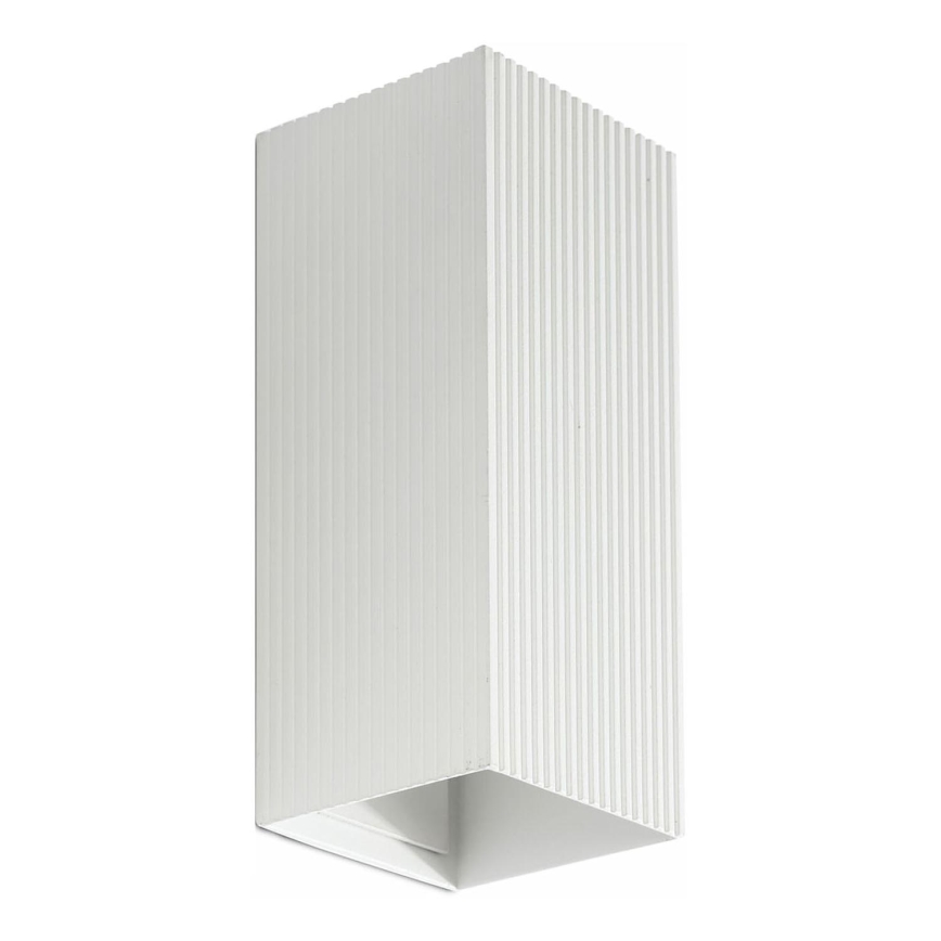 FARO 40565 - Applique murale SOLE 2xGU10/8W/230V blanc ondulé carré