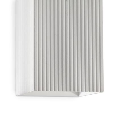 FARO 40565 - Applique murale SOLE 2xGU10/8W/230V blanc ondulé carré