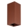 FARO 40568 - Applique murale SOLE 2xGU10/8W/230V brique ondulé carré