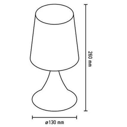 FARO 54003 - lampe de table SIRA 1xE14/20W/230V blanc