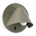FARO 62356 - Spot mural NOON 1xE27/15W/230V kaki