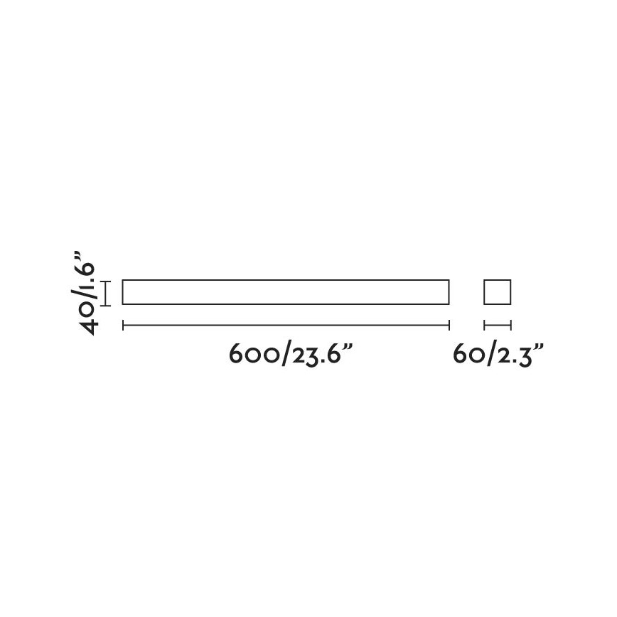 FARO 63316 - Eclairage LED pour miroir salle de bain NILO-1 LED/12W/230V IP44 noir