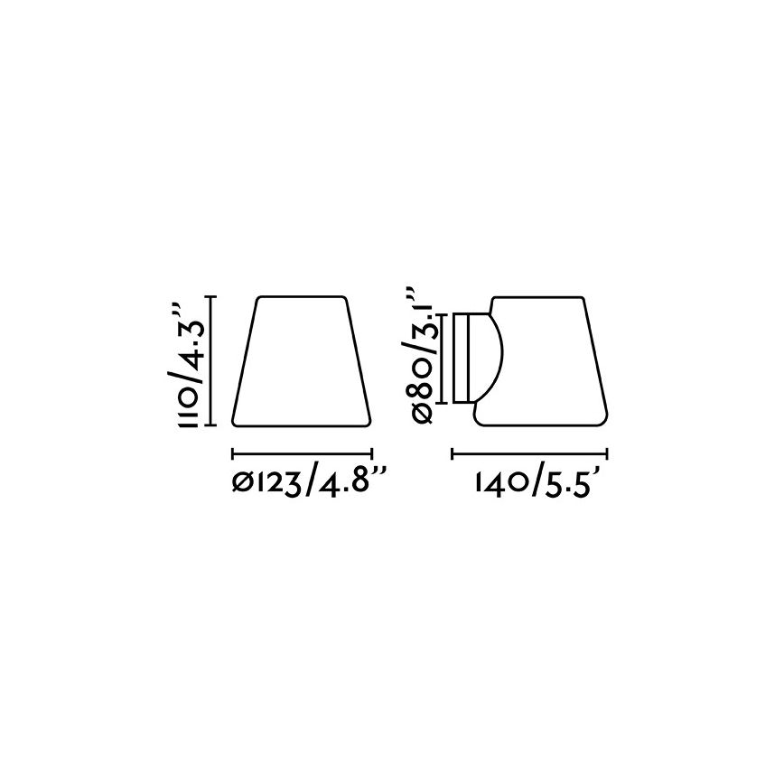 FARO 63510 - Applique murale de salle de bain BIANCA 1xG9/6W/230V IP44
