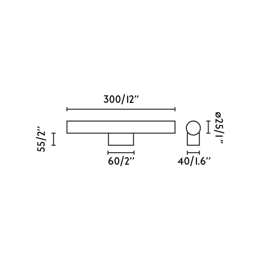 FARO 63548 - Éclairage de miroir salle de bain CALMA LED/5W/230V IP44 doré