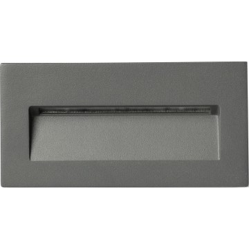 FARO 70289 - Luminaire encastrable MANI LED/5W/230V 2200/2700/3200/4000K IK07 IP65 gris